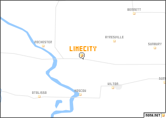 map of Lime City