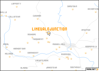 map of Limedale Junction