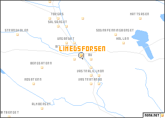 map of Limedsforsen