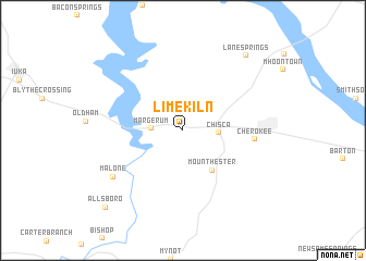 map of Lime Kiln