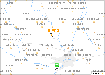 map of Limena