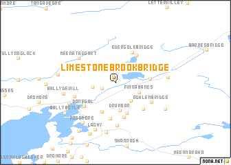 map of Limestone Brook Bridge