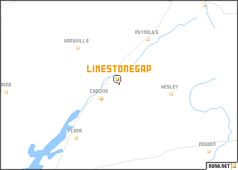 map of Limestone Gap