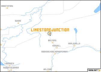 map of Limestone Junction