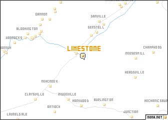 map of Limestone