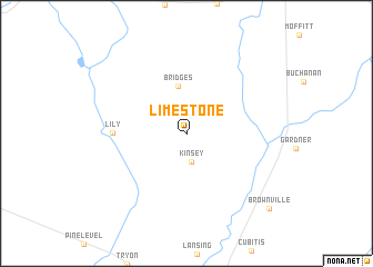 map of Limestone