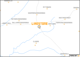 map of Limestone