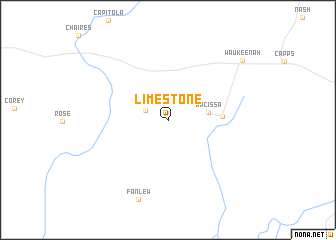map of Limestone