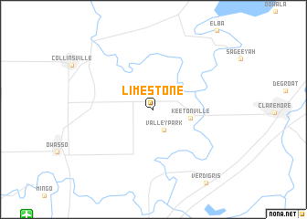 map of Limestone