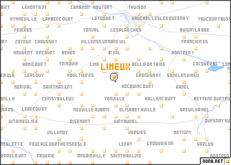 map of Limeux