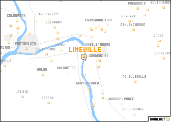 map of Limeville