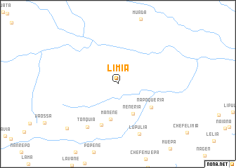 map of Límia