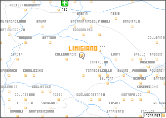 map of Limigiano