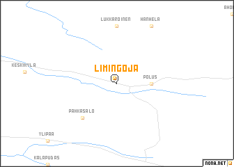map of Limingoja