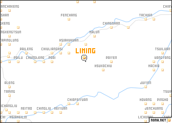 map of Li-ming