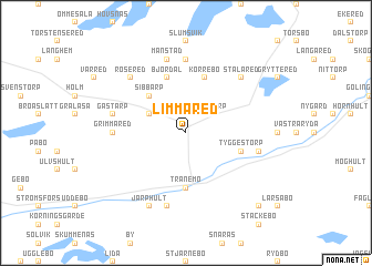 map of Limmared