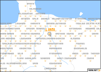 map of Límni