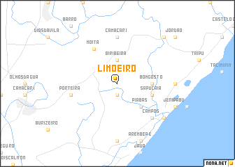 map of Limoeiro