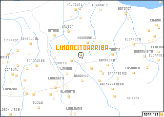 map of Limoncito Arriba