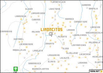 map of Limoncitos