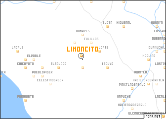 map of Limoncito