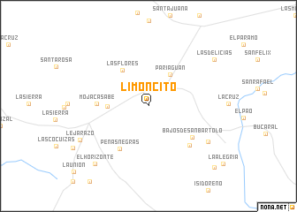 map of Limoncito