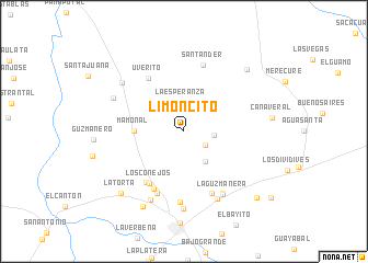 map of Limoncito