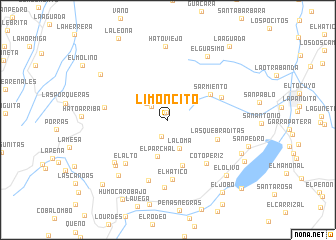 map of Limoncito