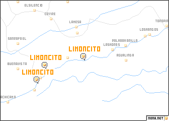 map of Limoncito
