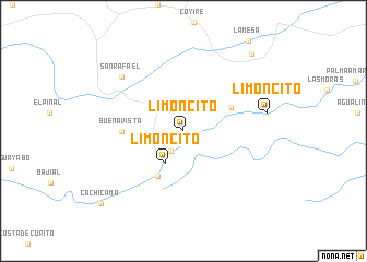 map of Limoncito