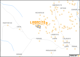 map of Limoncito