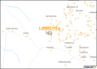 map of Limoncito