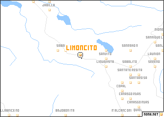 map of Limoncito