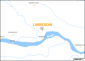 map of Limoncocha