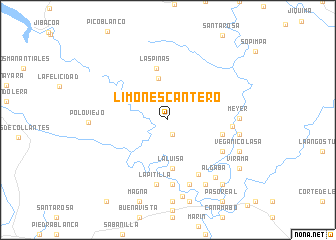 map of Limones Cantero