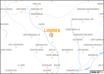 map of Limones