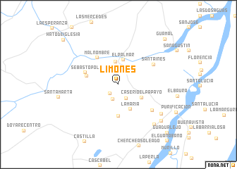 map of Limones