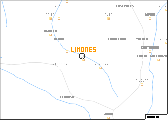 map of Limones