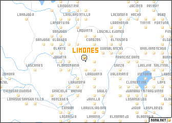 map of Limones