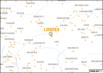 map of Limones