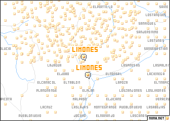 map of Limones