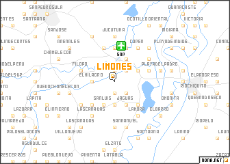 map of Limones