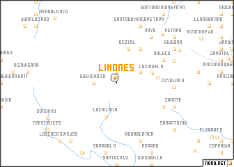 map of Limones