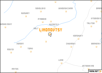 map of Limonovtsy