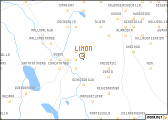 map of Limón