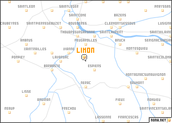 map of Limon