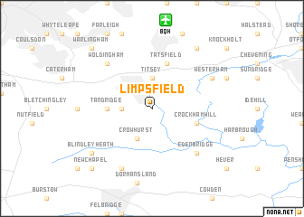map of Limpsfield