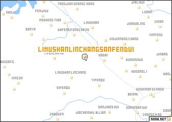 map of Limushanlinchangsanfendui