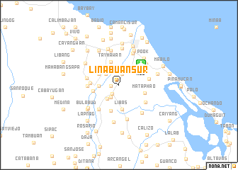 map of Linabuan Sur