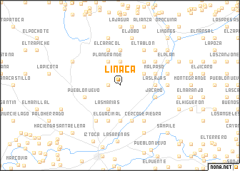map of Linaca